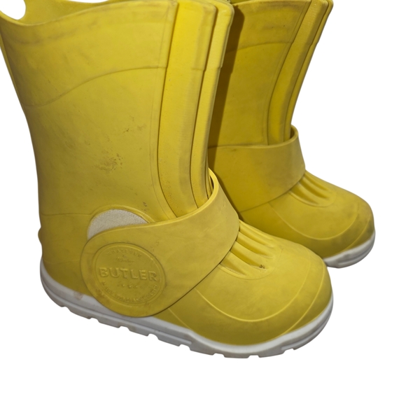 Super Kids Yellow Rain Boots - Picture 2 of 7